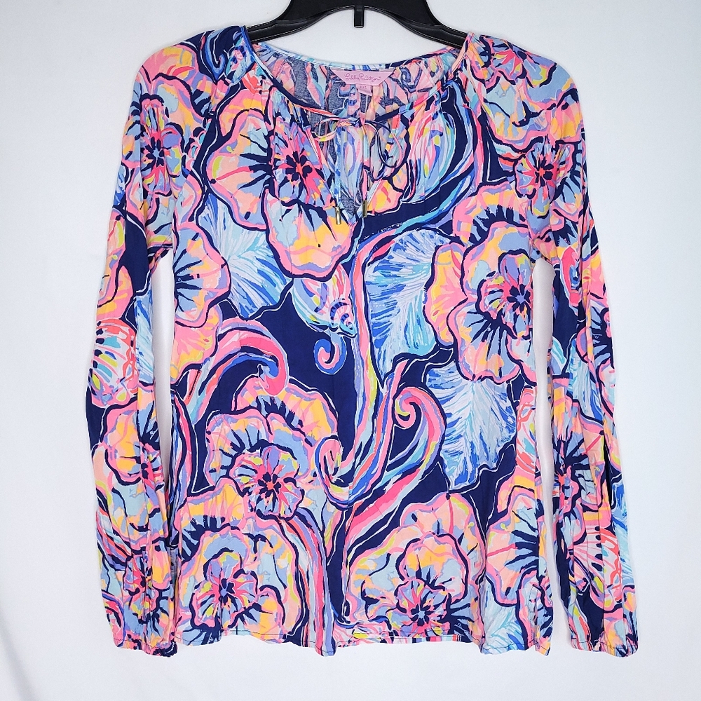LILLY PULITZER Women's Willa Top XXS